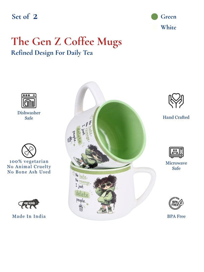 Gen-Z Coffee Mugs - 375 ml