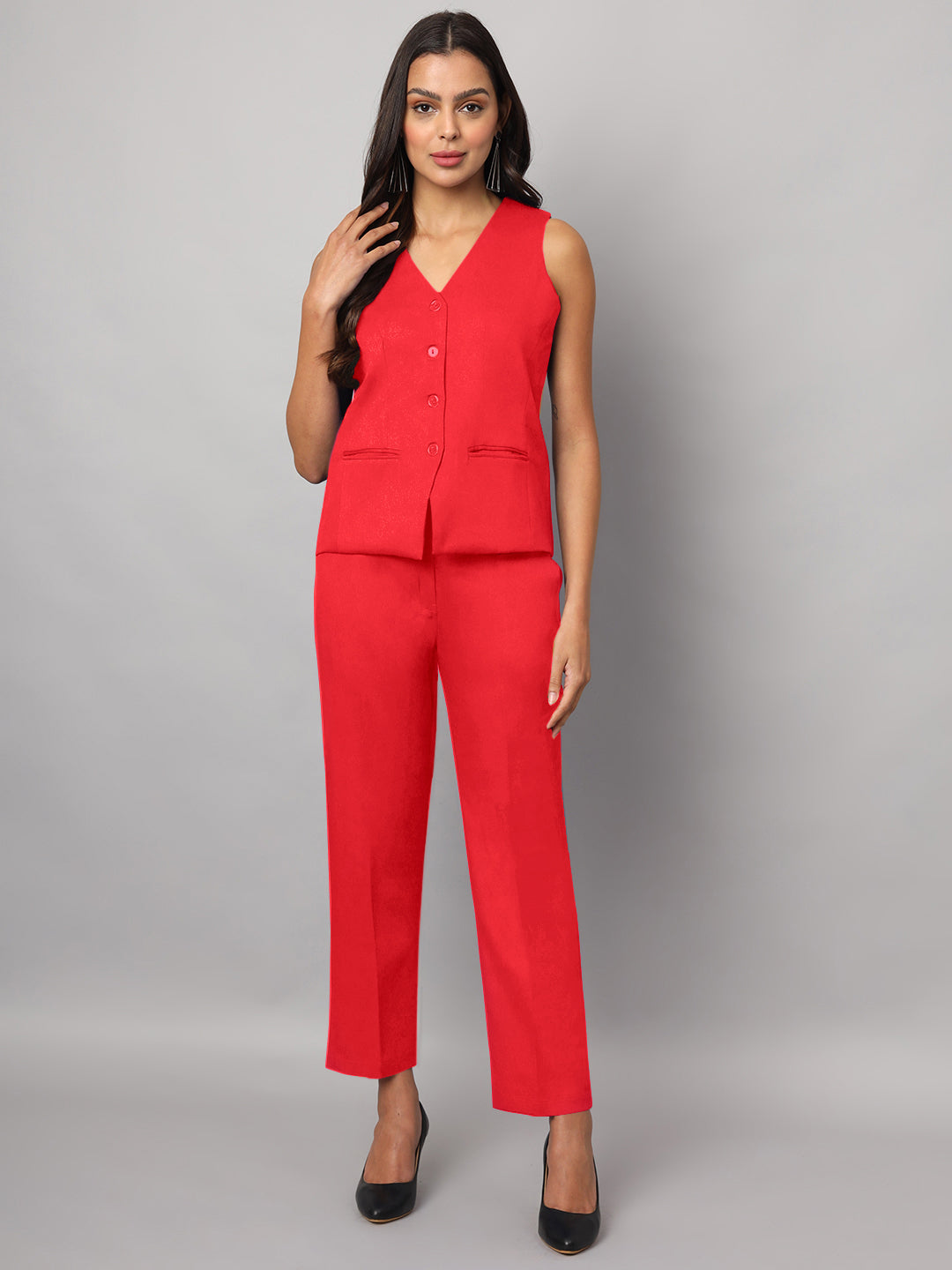 Waistcoat With Trousers Suit