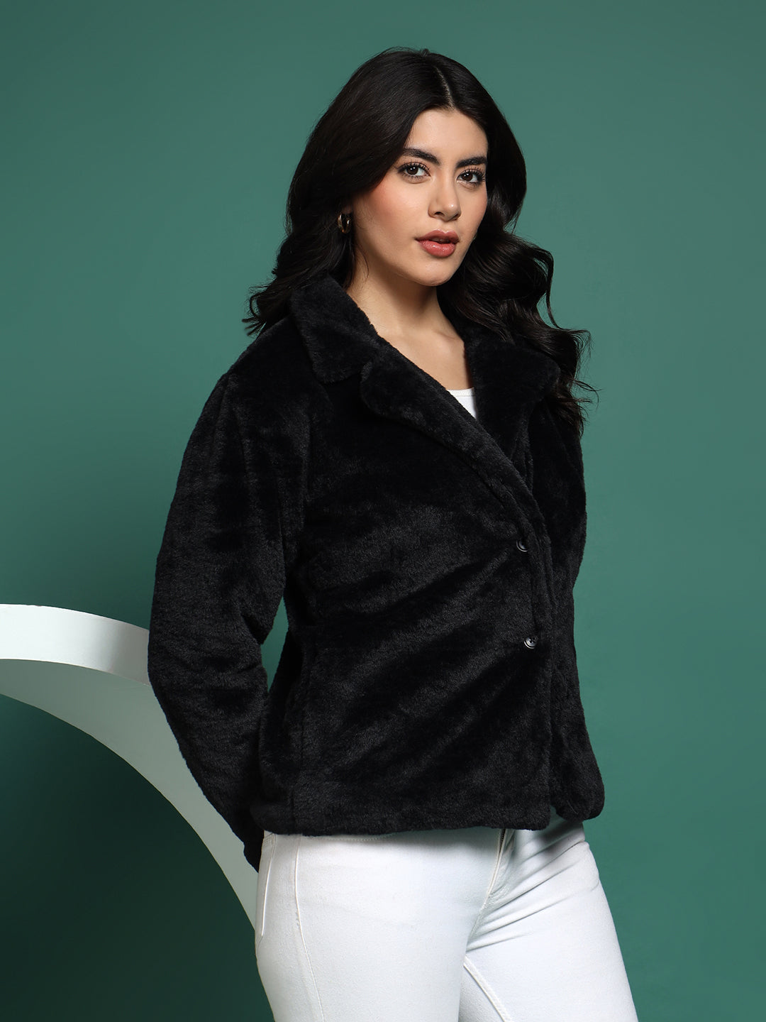 Single-Breasted Winter Coat