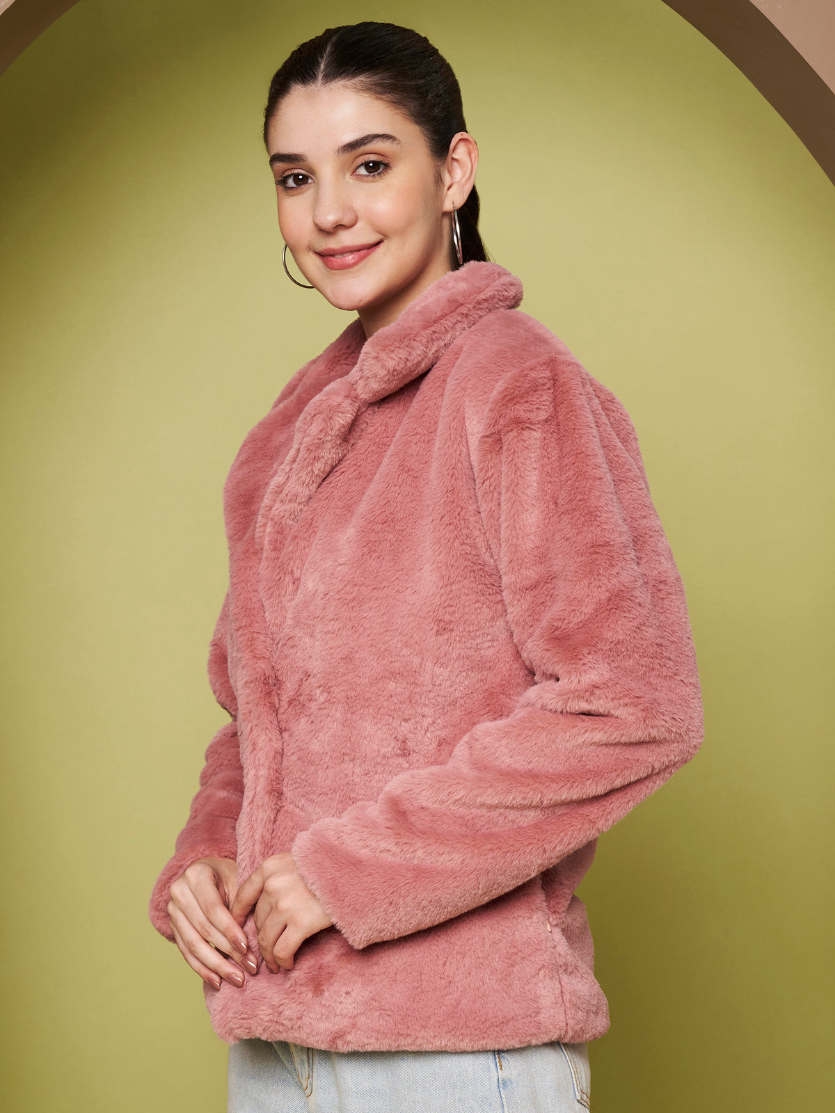 Single-Breasted Winter Coat