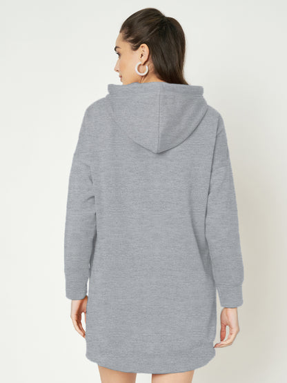 Hooded Longline Sweatshirt