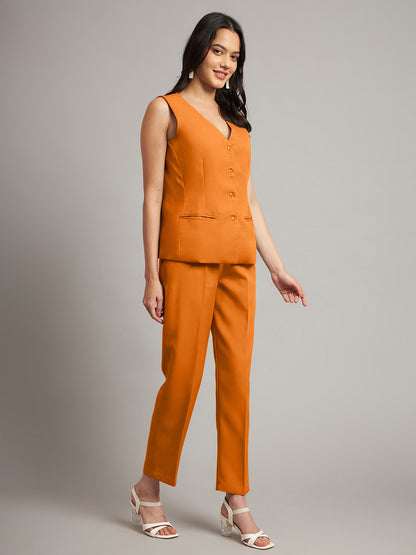 Waistcoat With Trousers Suit