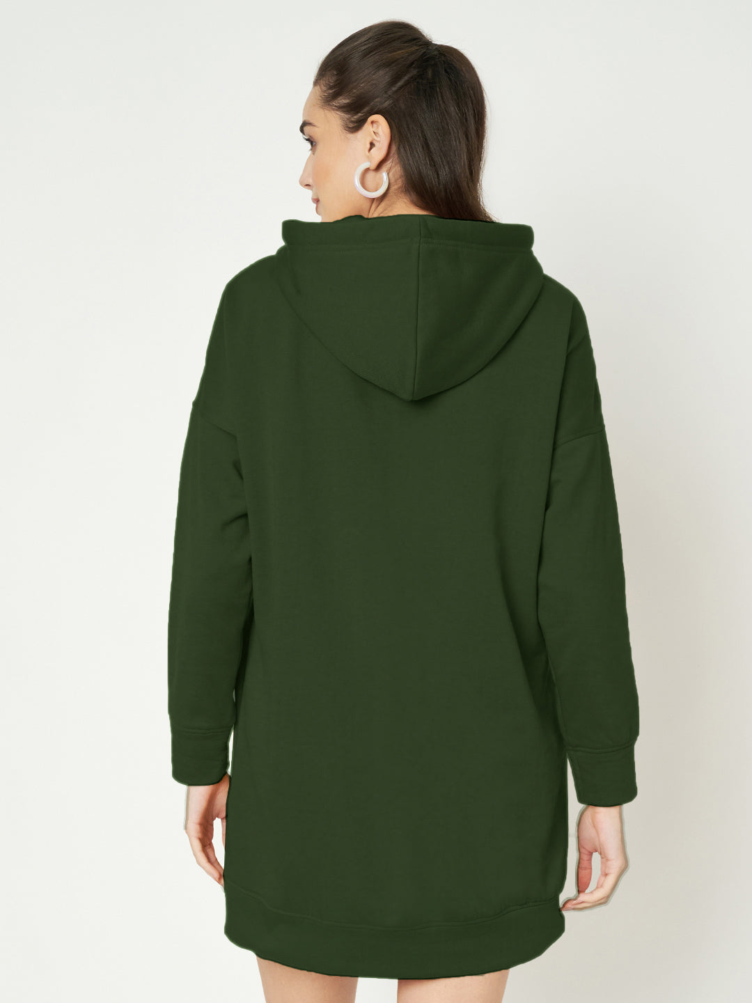 Hooded Longline Sweatshirt