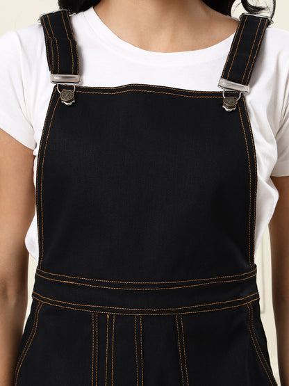 Wide-Leg Dungarees 