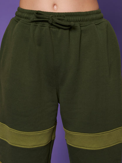 Colourblocked Wrinkle Free Zip Trousers