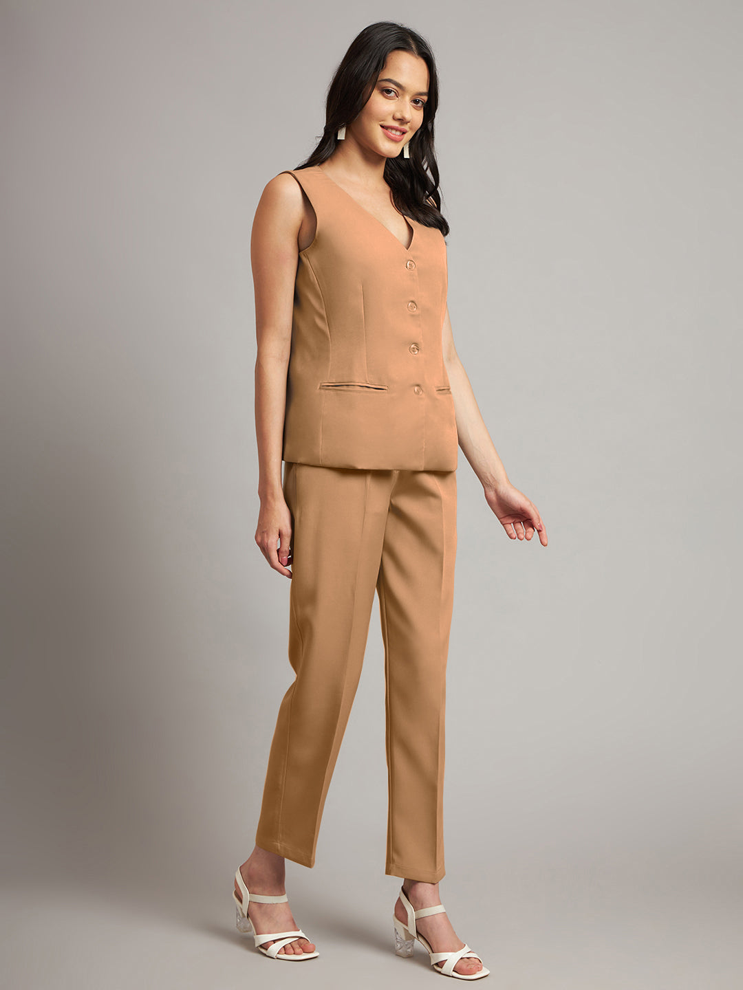 Waistcoat With Trousers Suit