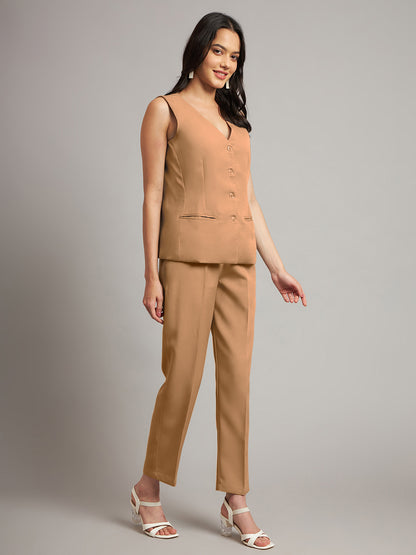 Waistcoat With Trousers Suit