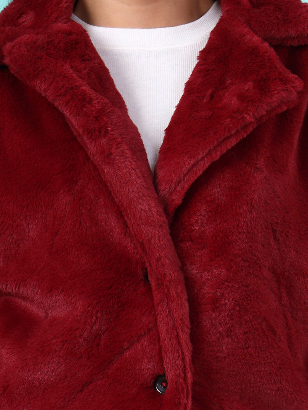 Single-Breasted Winter Coat