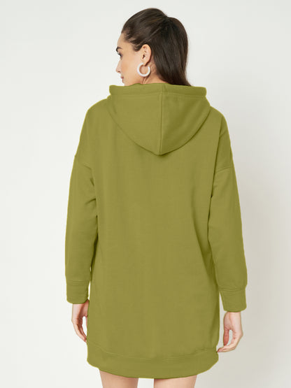 Hooded Longline Sweatshirt
