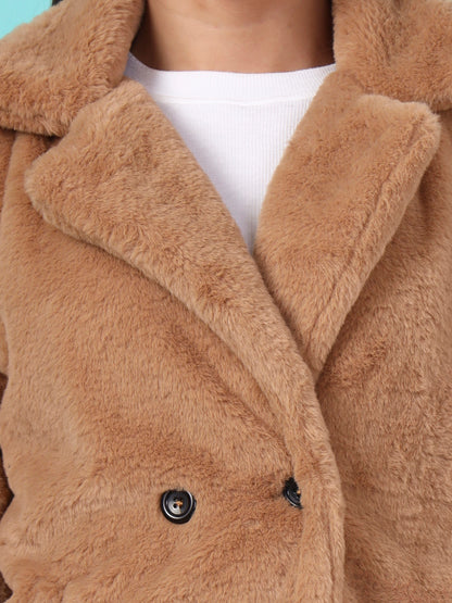Notched Lapel Winter Jacket