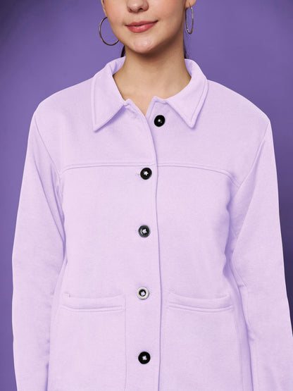 Casual Fleece Buttoned Jacket