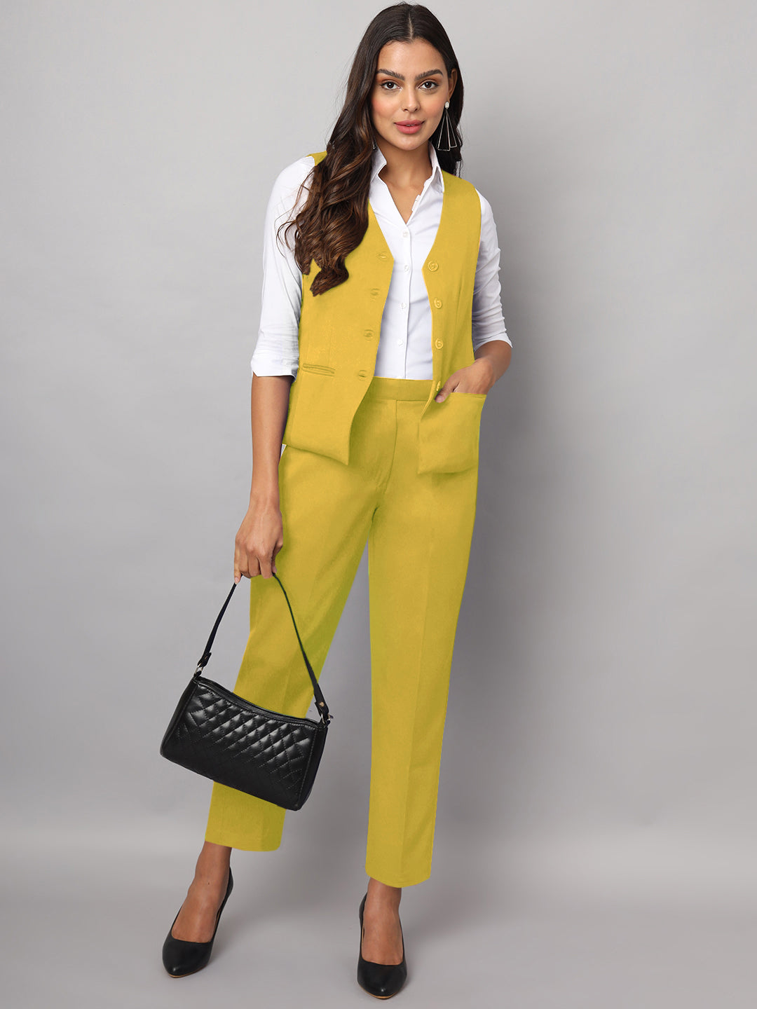 Waistcoat With Trousers Suit