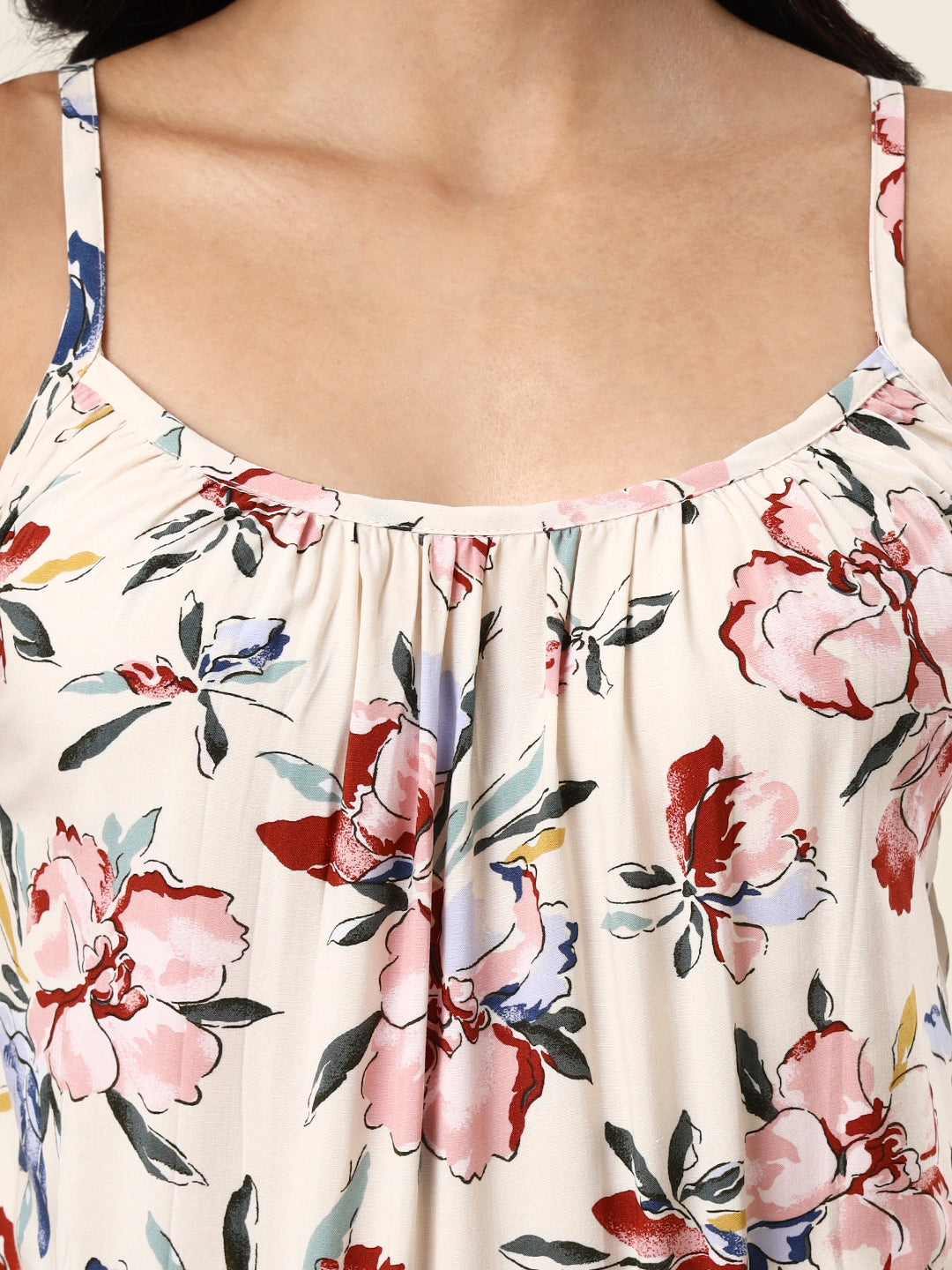 Strappy Printed Playsuit