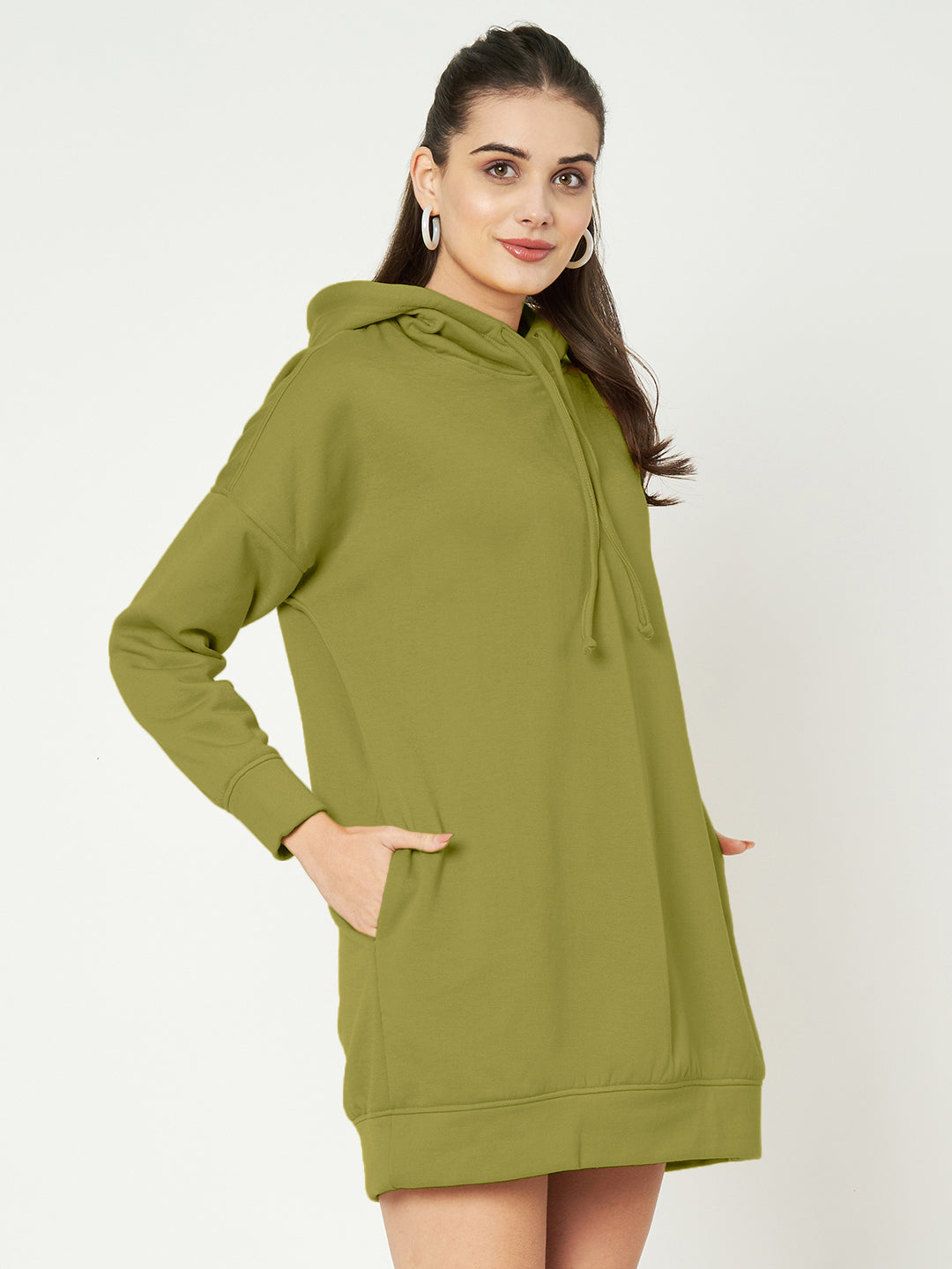 Hooded Longline Sweatshirt