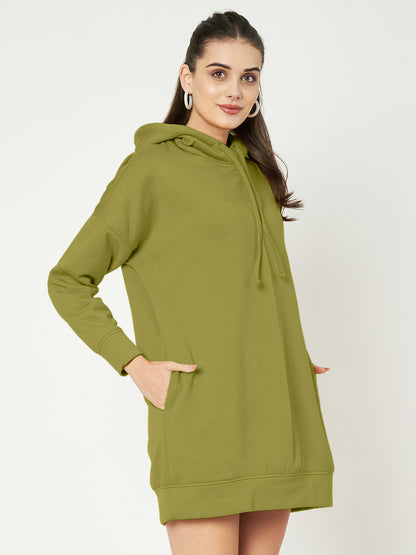Hooded Longline Sweatshirt