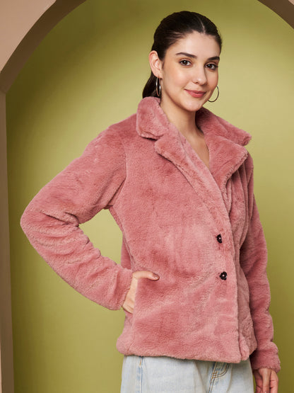 Single-Breasted Winter Coat
