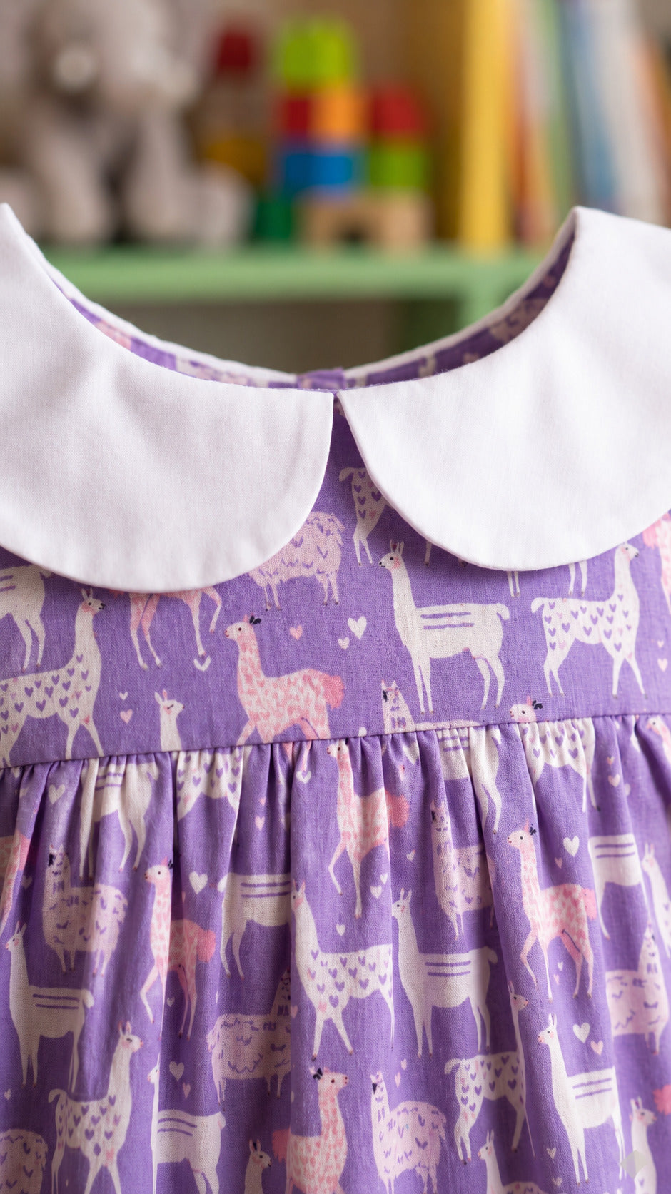 Poppylane-Peter Pan Collar A-Line Dress