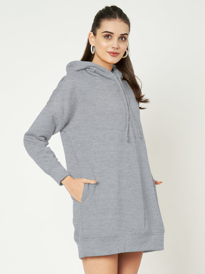 Hooded Longline Sweatshirt