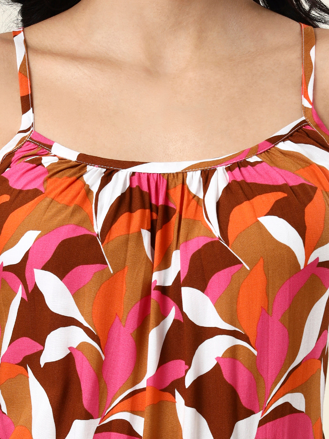 Strappy Printed Playsuit