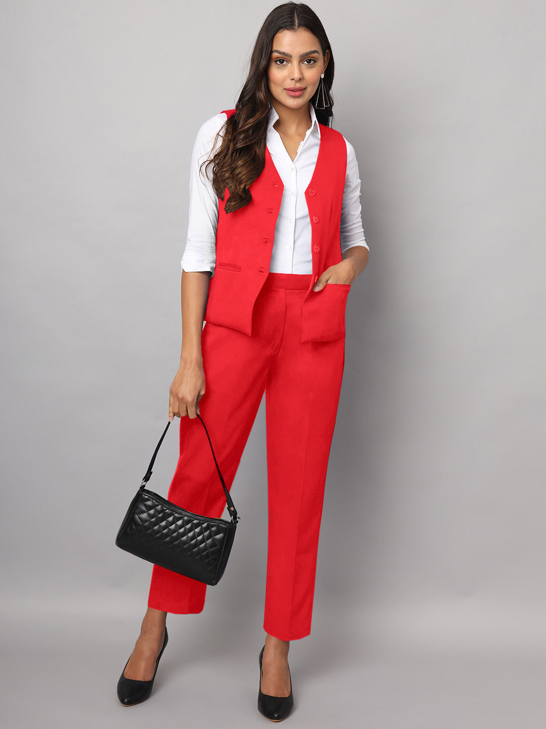Waistcoat With Trousers Suit