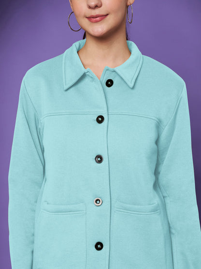 Casual Fleece Buttoned Jacket