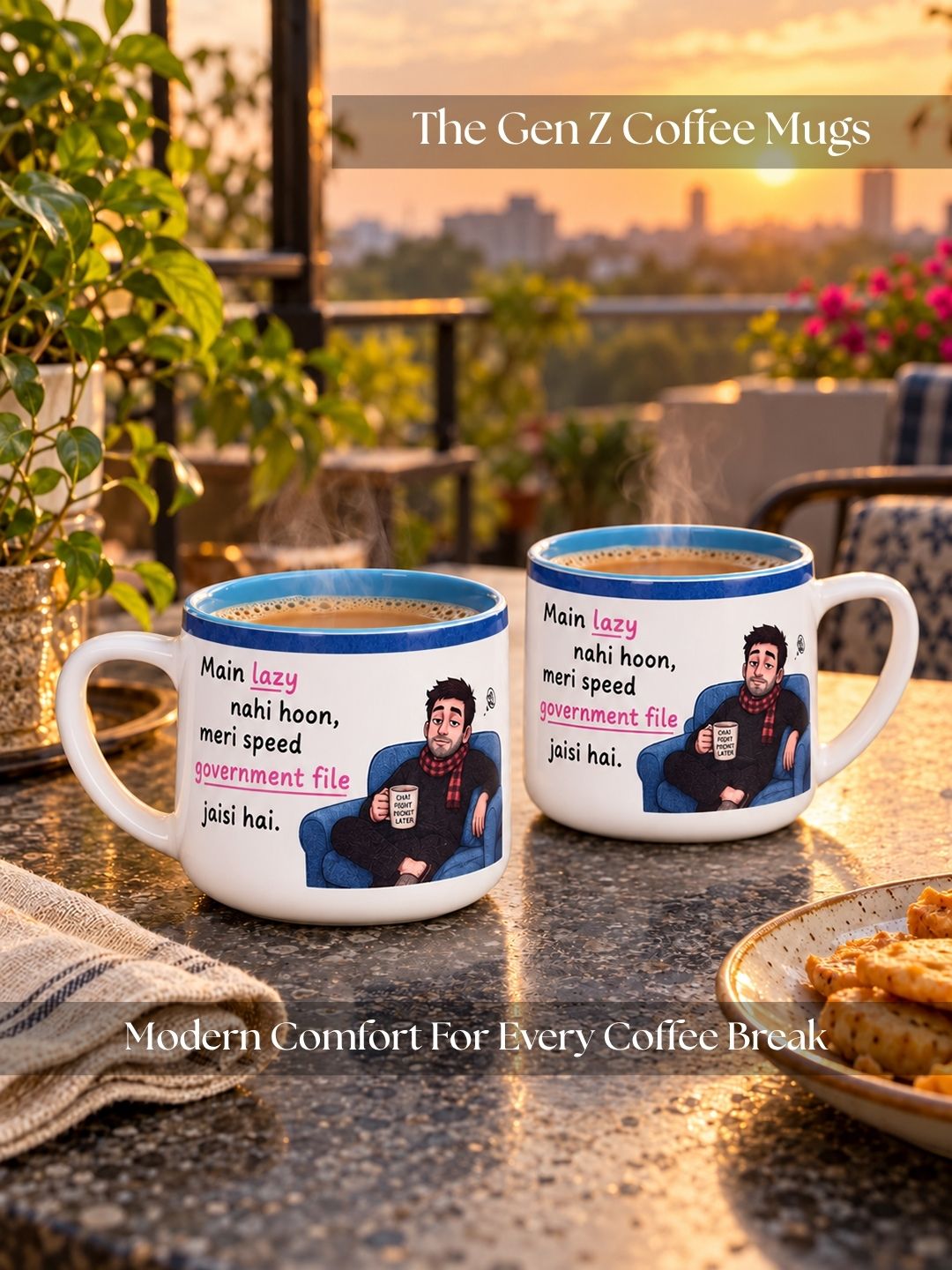 Gen-Z Coffee Mugs - 375 ml