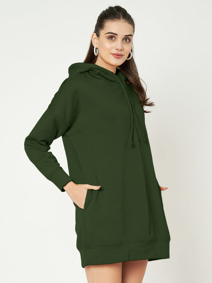 Hooded Longline Sweatshirt