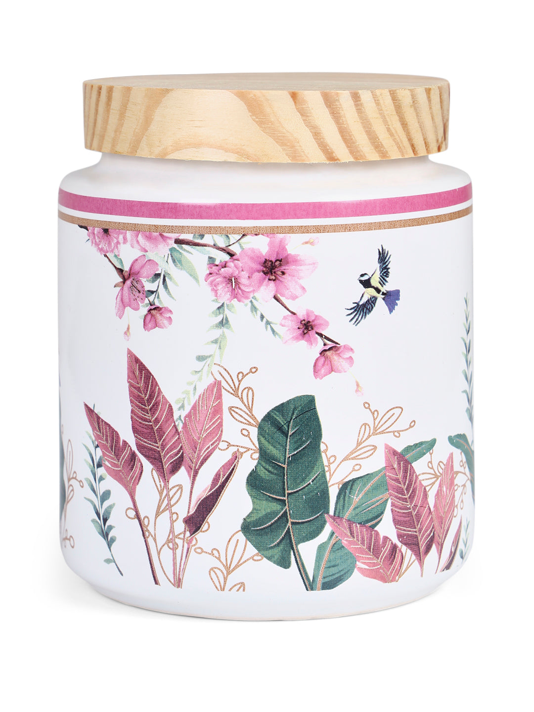 Jar Set with Wooden Lid & Stand - 750 ml each