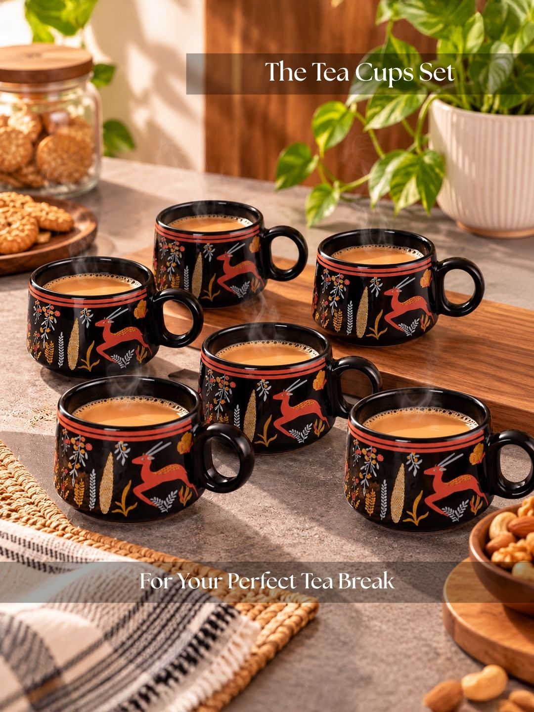 Coffee Mugs Set of 6 | 200 ml