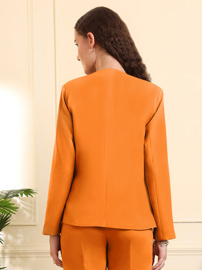 Formal Front Open Blazers