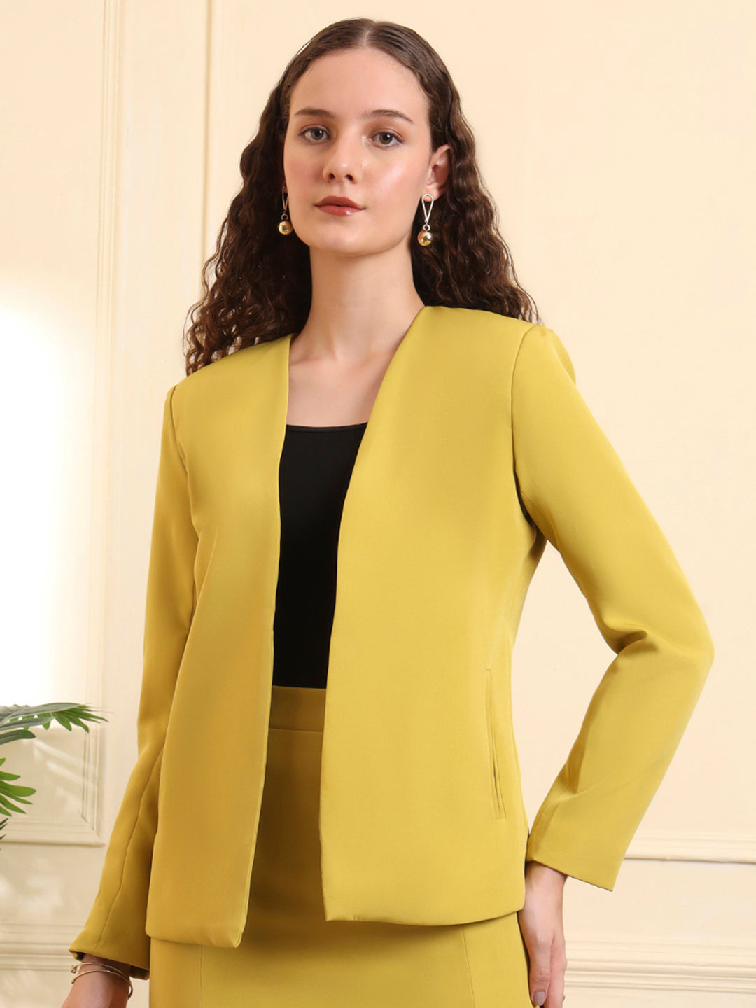 Formal Front Open Blazers