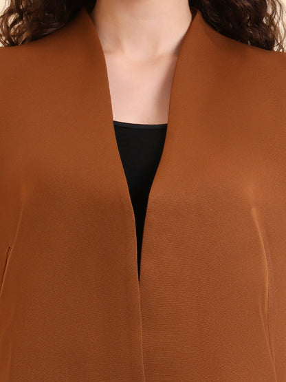 V-Neck Front Open Waistcoat