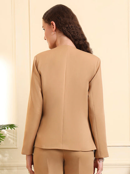 Formal Front Open Blazers