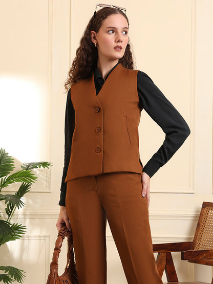 V Neck Waistcoat