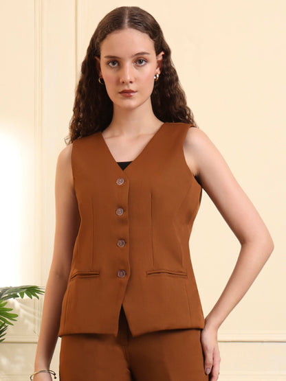 V-Neck Waistcoat