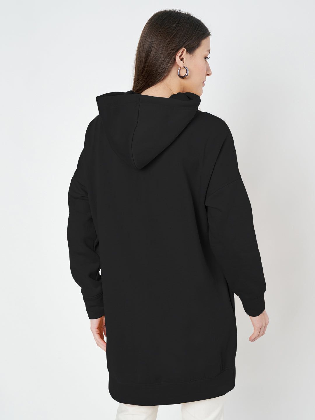 Hooded Longline Sweatshirt