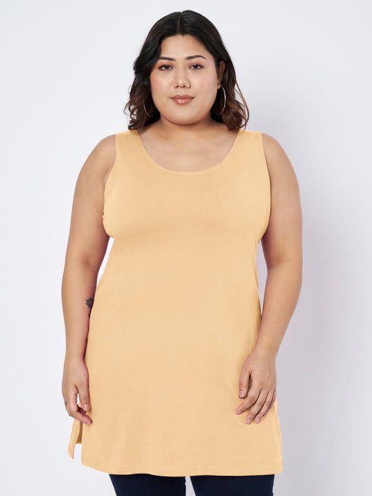 Plus Size Cotton Slip
