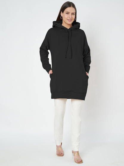 Hooded Longline Sweatshirt