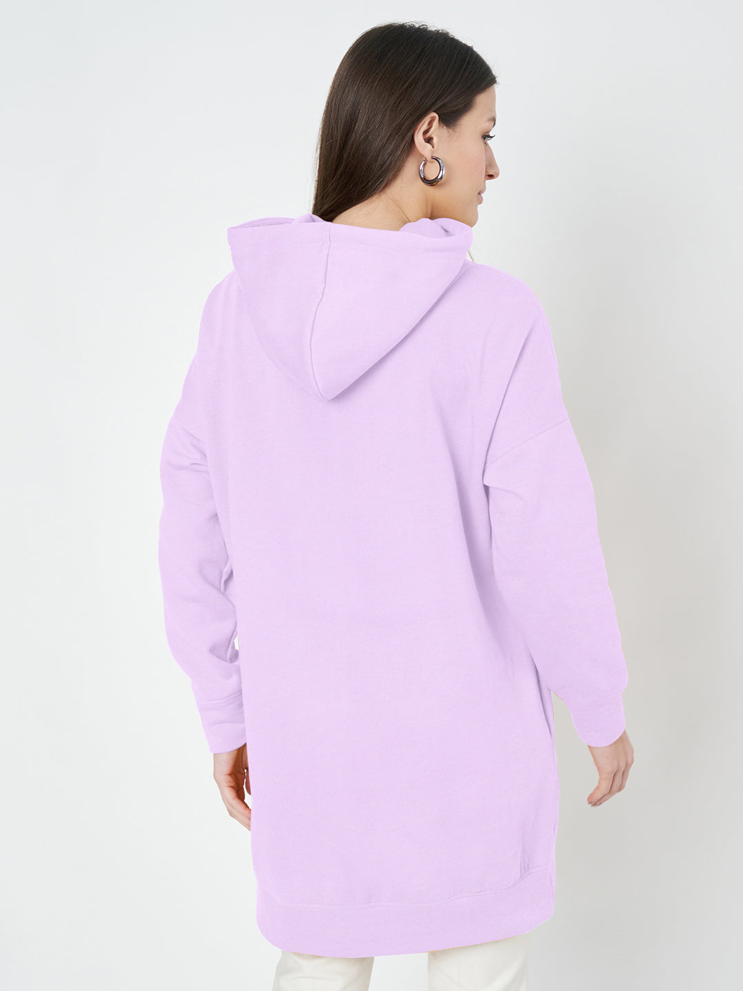 Hooded Longline Sweatshirt