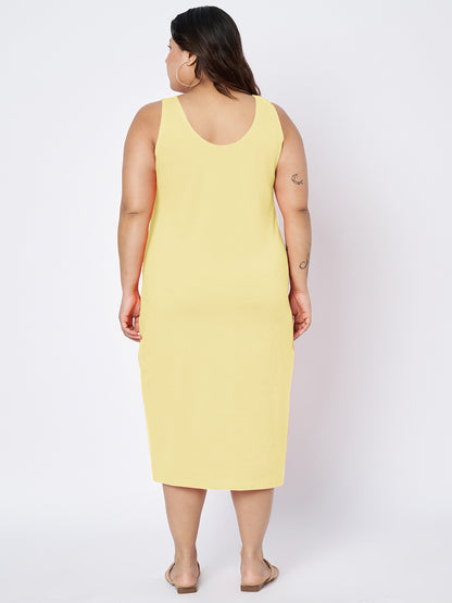 Plus Size Sheath Midi Dress