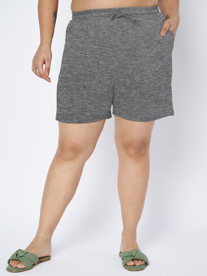 Plus Size Cotton Shorts
