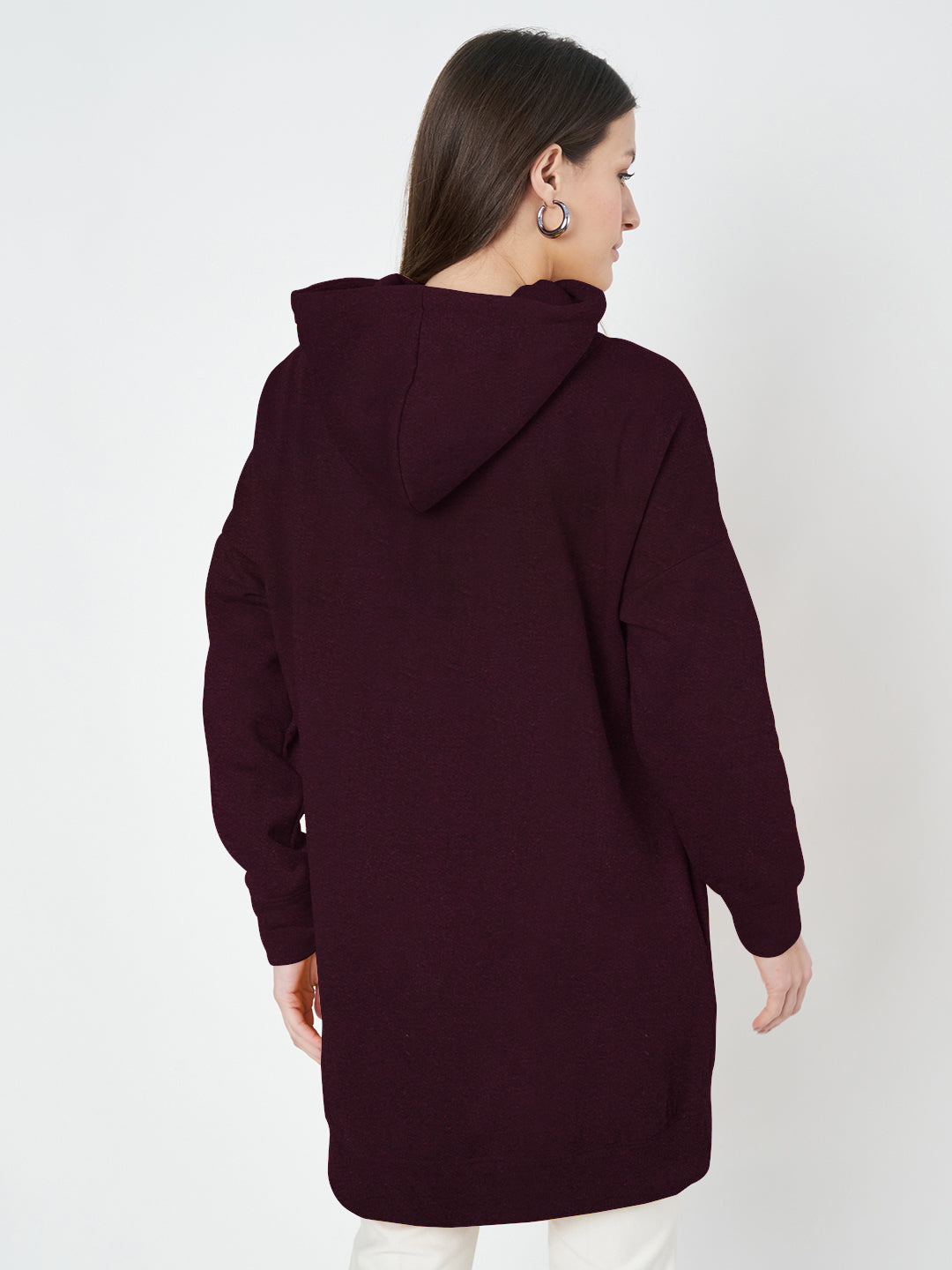 Hooded Longline Sweatshirt