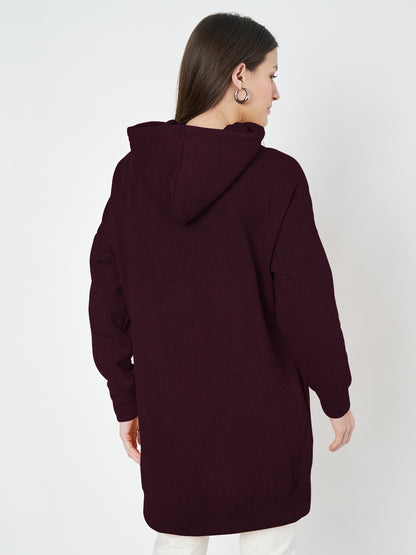 Hooded Longline Sweatshirt