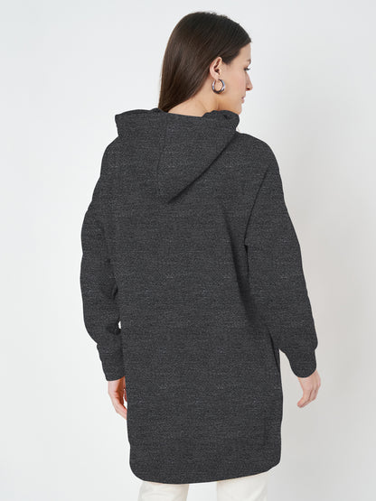 Hooded Longline Sweatshirt