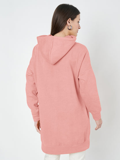 Hooded Longline Sweatshirt