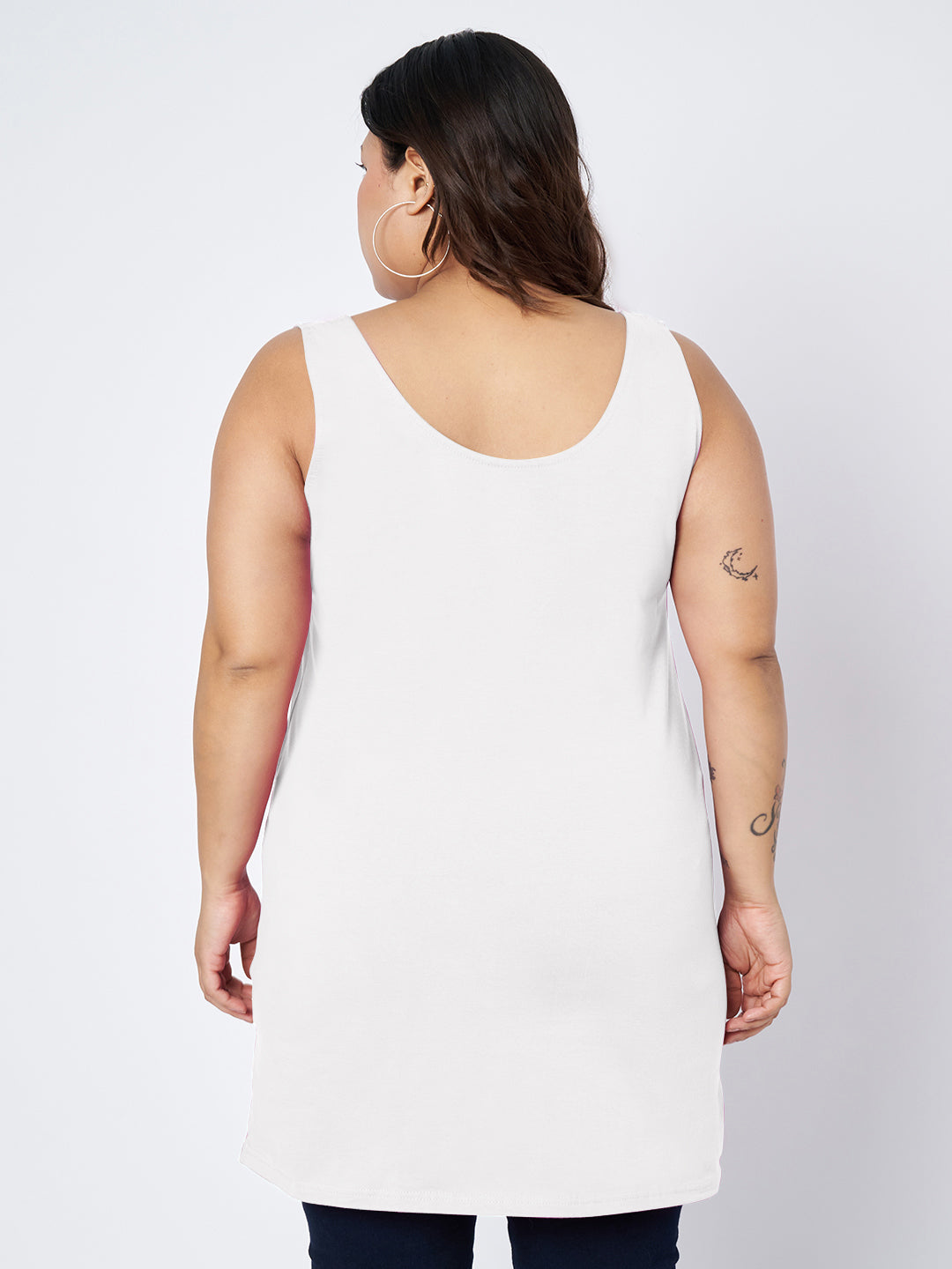 Plus Size Cotton Slip