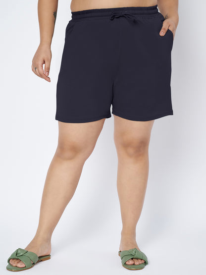 Plus Size Cotton Shorts