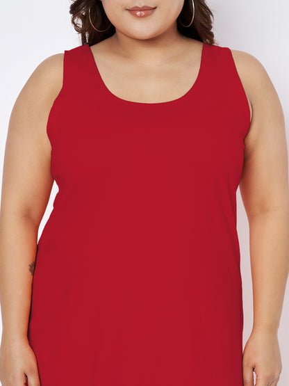 Plus Size Sheath Midi Dress
