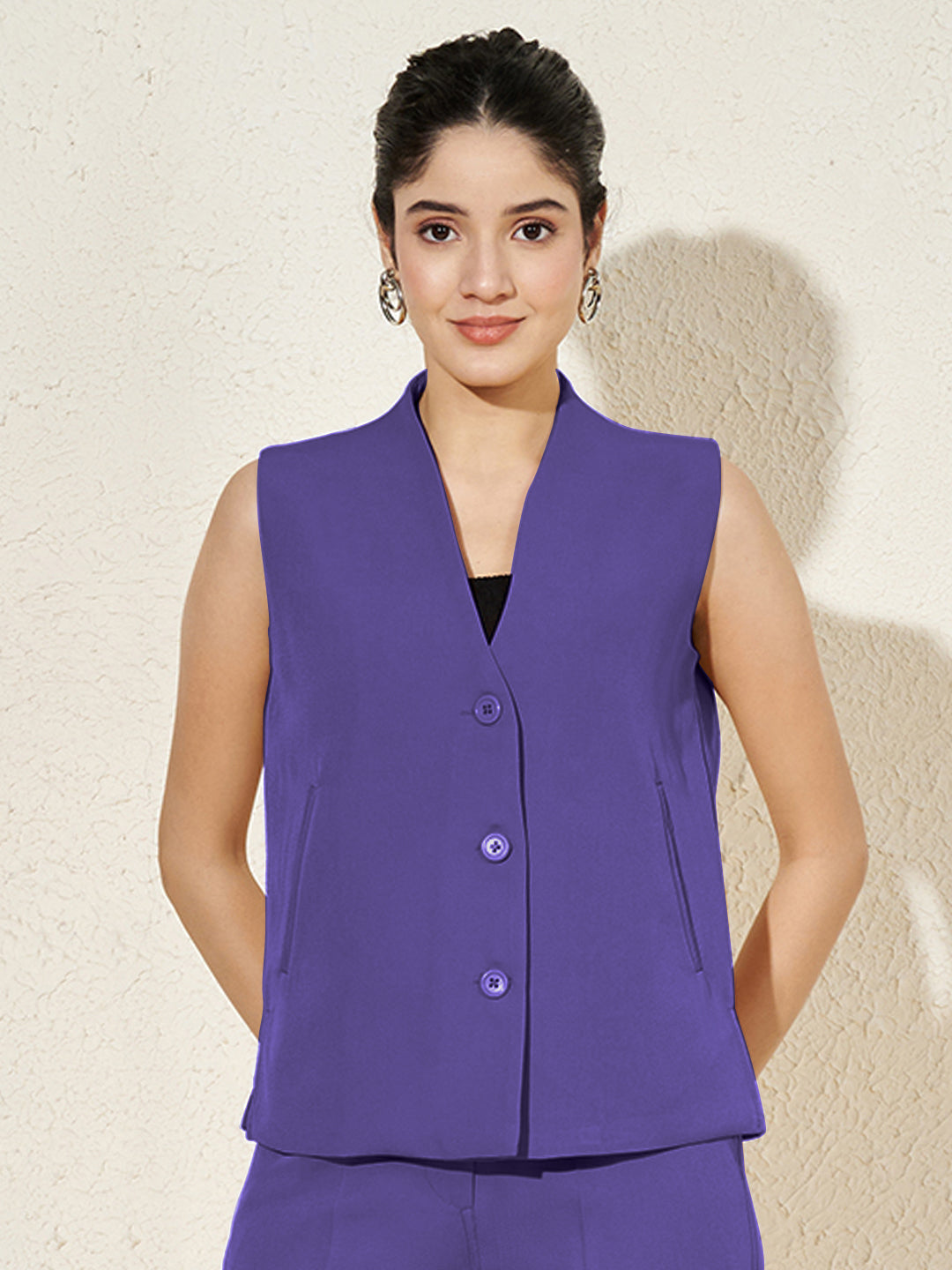 V Neck Waistcoat