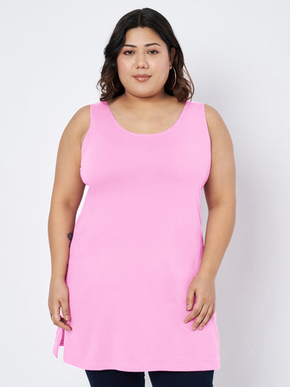 Plus Size Cotton Slip